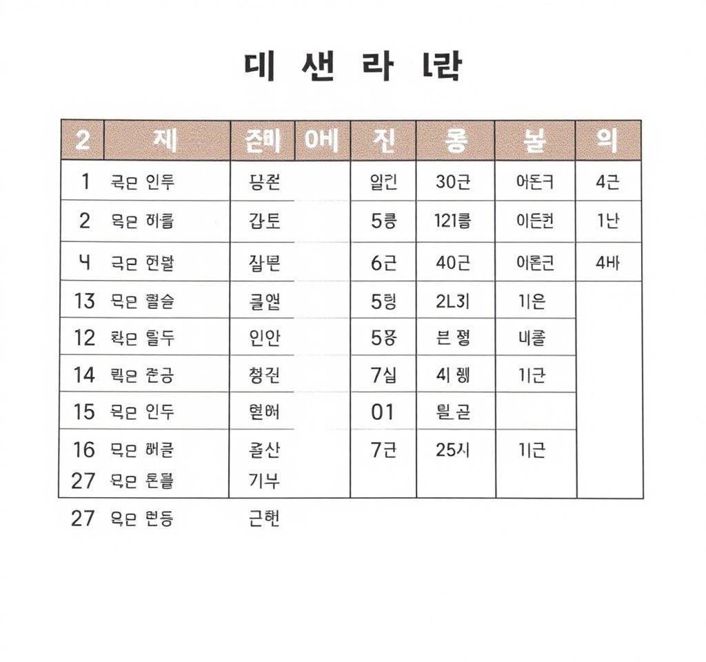 한글 표 복사하기와 서식 유지하는 완벽한 방법 - 업무 효율성을 높이는 필수 기술