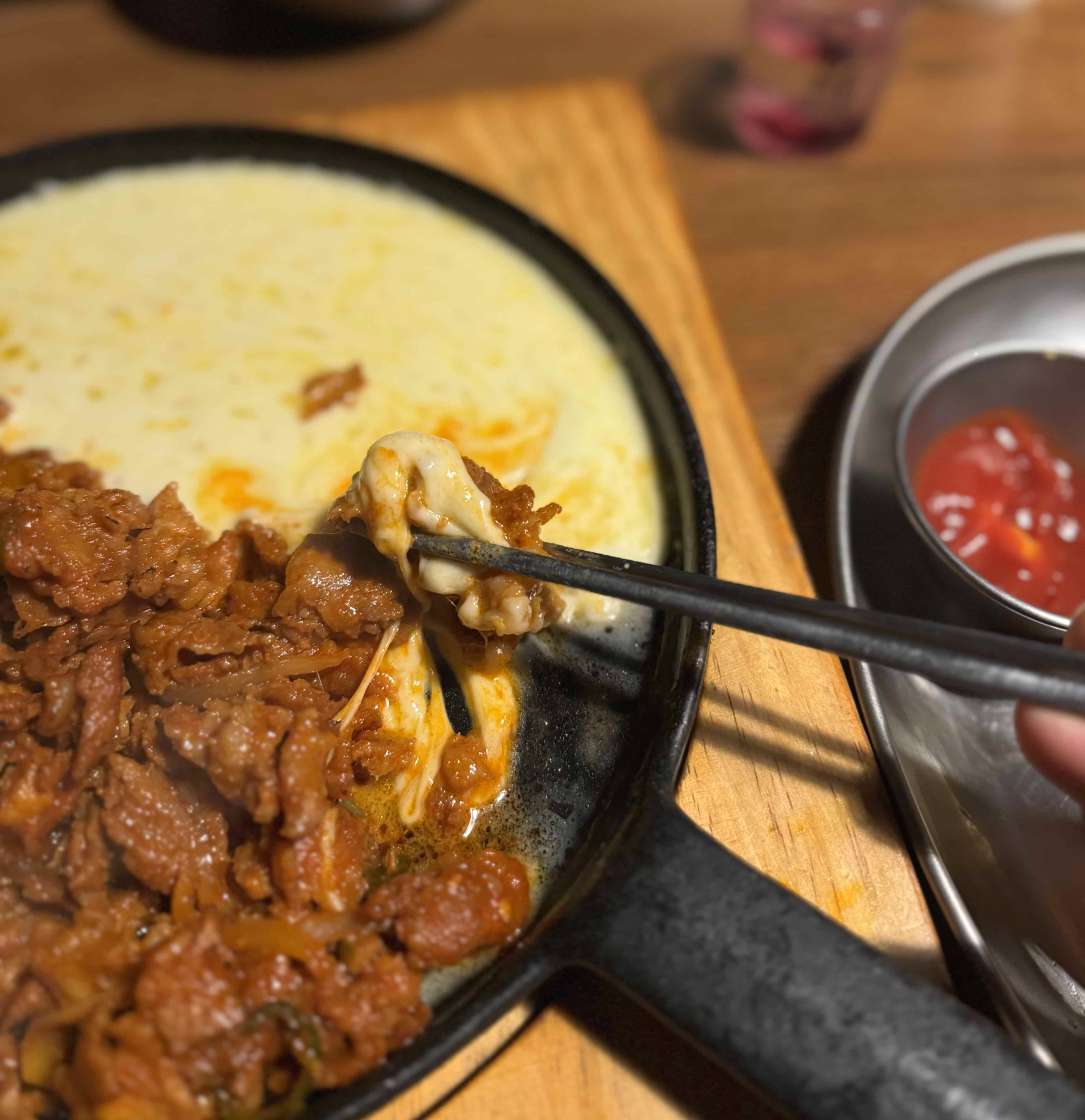 치즈오돌뼈 사진