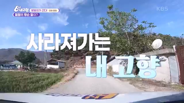 6시 내고향_김장의 필수품 평창 고랭지 배추 - 강원 평창 [슬기로운 두 반장] 슬기로운 어르신들을 찾아서 (충북 제천) [붕붕이가 간다] 철원에 무슨 일이 (강원 철원) [인생은 행복海] 우리는 환상의 사촌 (경남 통영).ts_20231117_205443.342.jpg