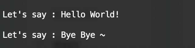 execution of a program to print HelloWorld by means of function pointers