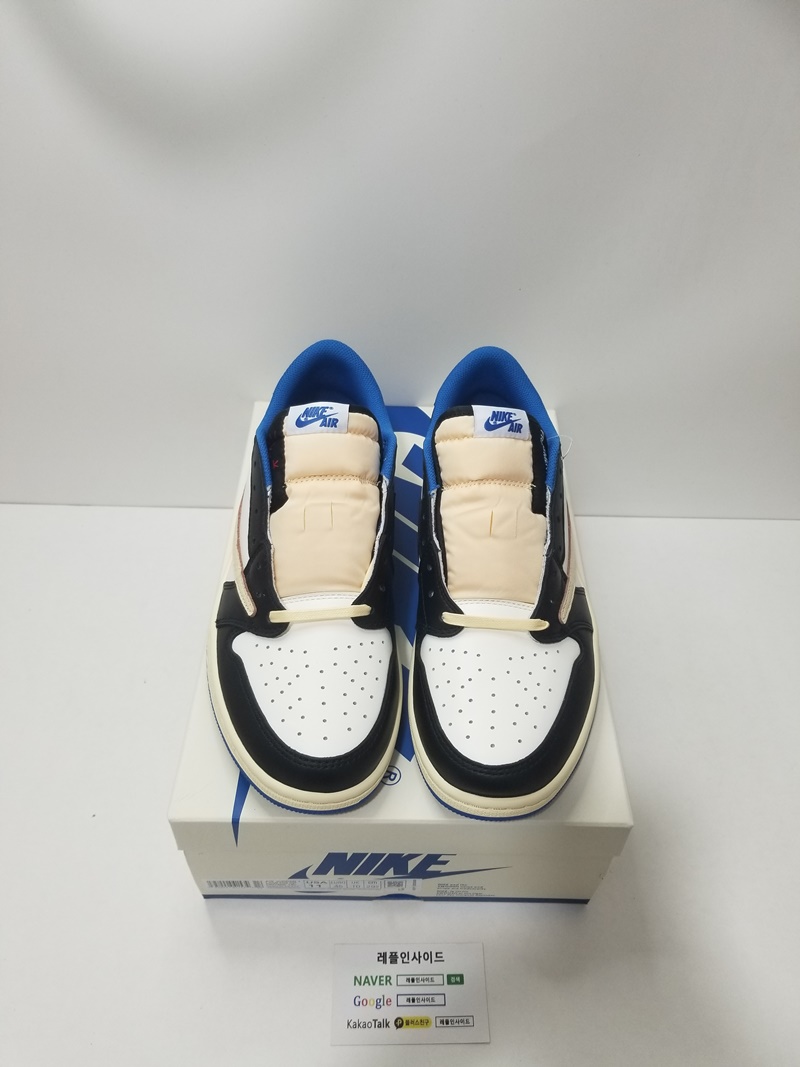  [AIR JORDAN] 트래비스 스캇 x 프라그먼트 x 에어조던1 로우 DM7866-140 남녀공용 (OG공장)