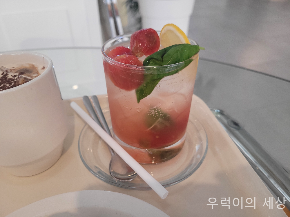 강릉중앙시장 카페 리도커피 토마토바질에이드