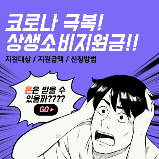  상생 소비지원금 신청 기간 및 카드사, 지원금 산정