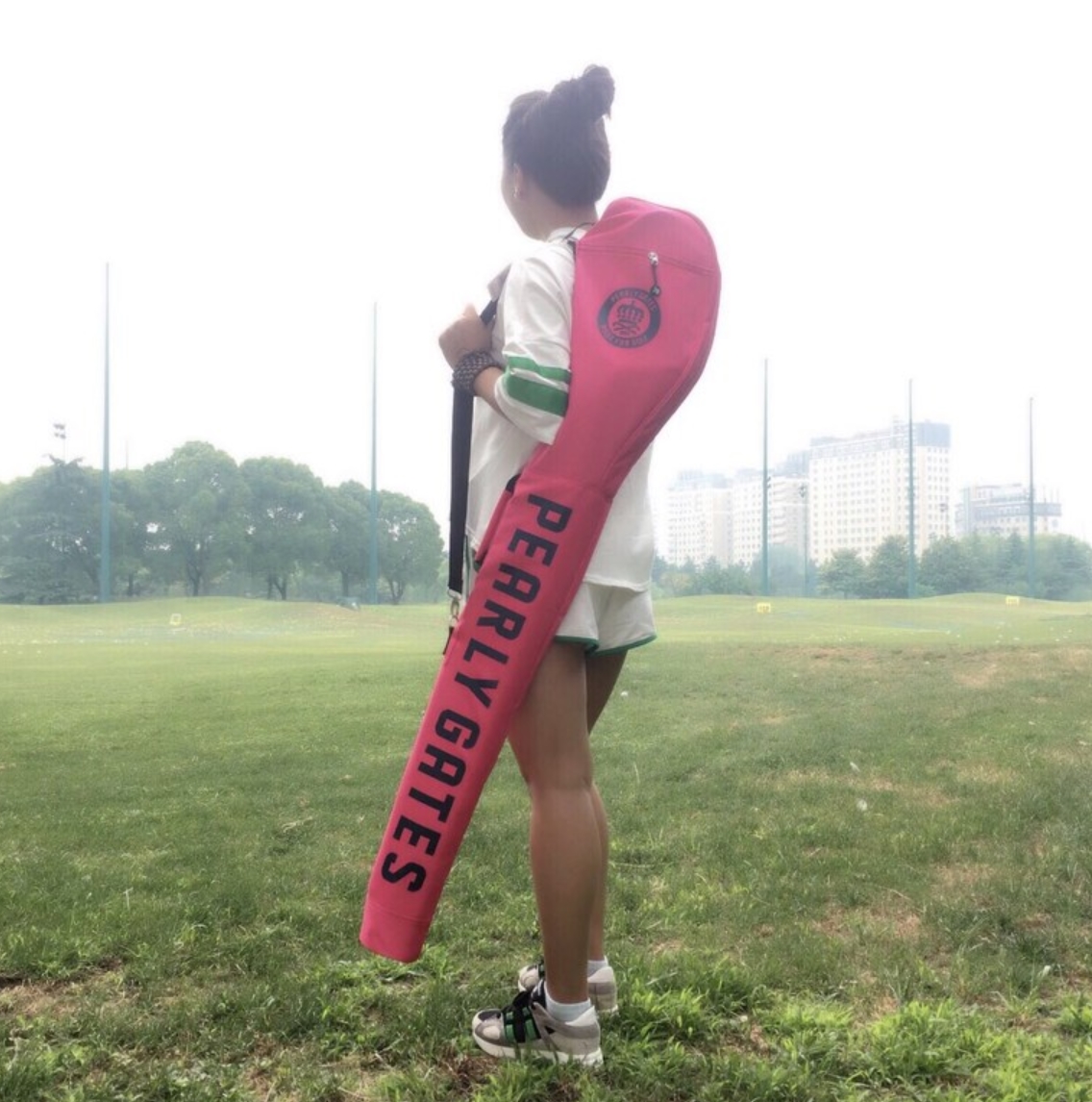  파리게이츠 하프백 골프 연습장에 안성맞춤, 남성 여성 경량 다용도 골프 하프백
