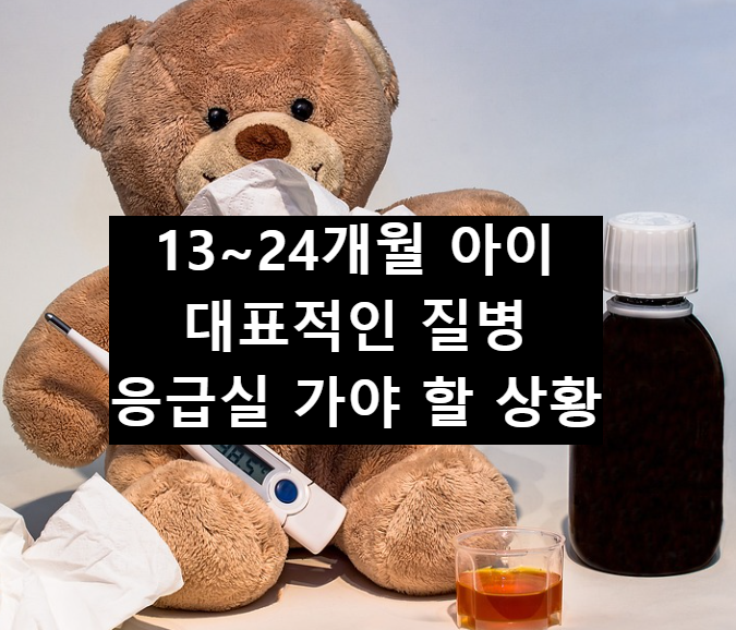  생후 13~24개월 아이에게 흔한 대표 질병