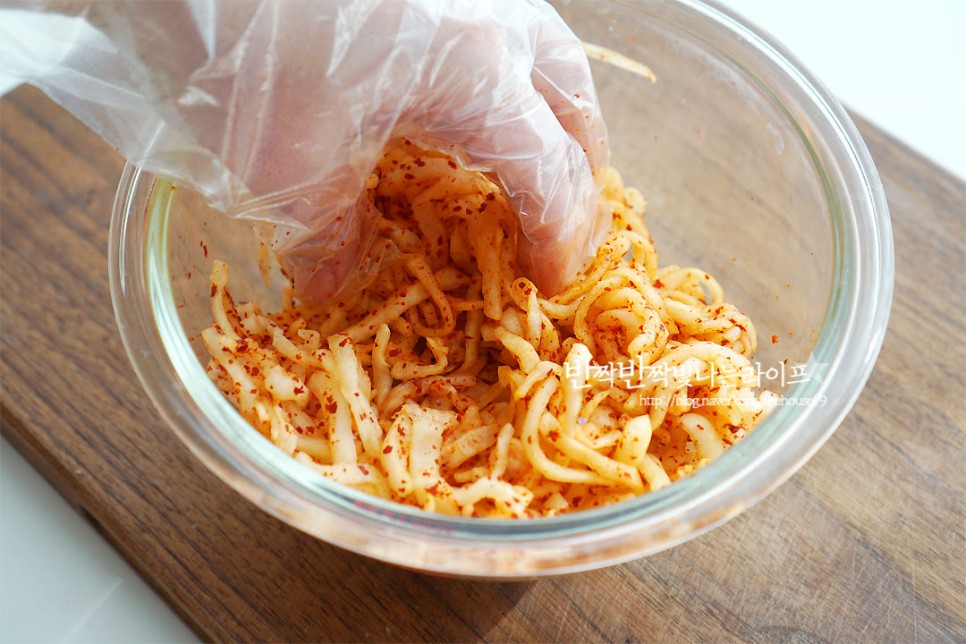 만들기 삼겹살수육 보쌈김치 맛있게~ 무수분 수육 보쌈 무김치 24