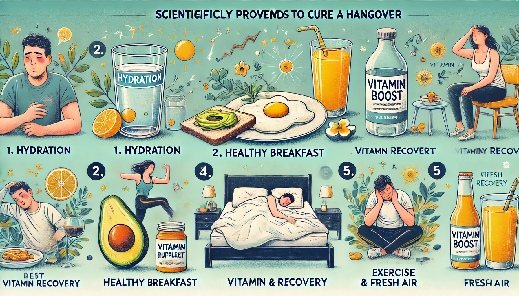 과학적으로 증명된 최고의 숙취 해소법