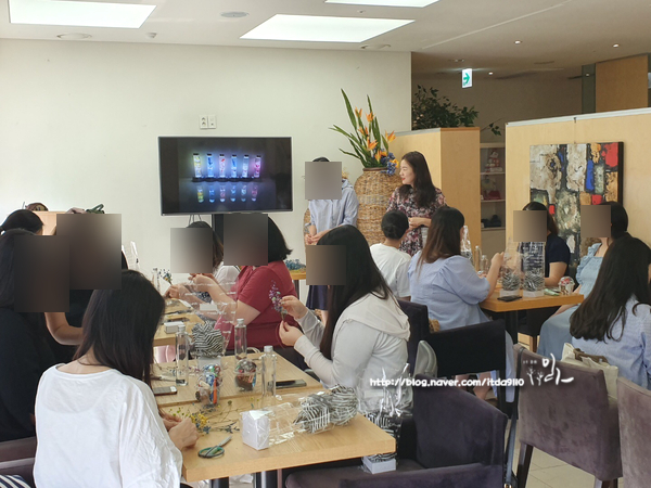 (보라매꽃집) 프리저브드플라워 외부강좌 / 산부인과 하바플라리움교실 6