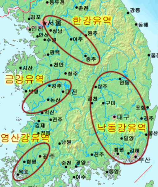  대한민국 4대강 이란?