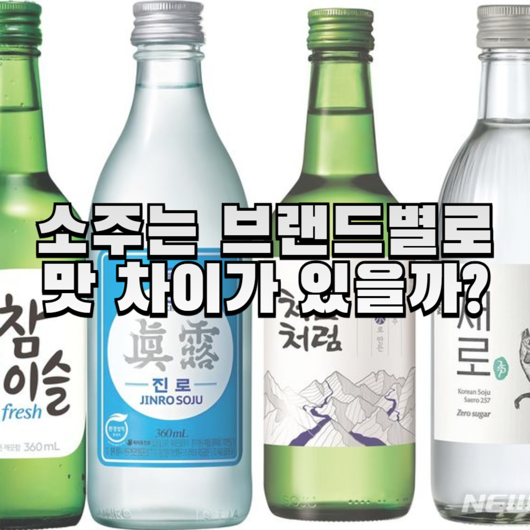 소주는-브랜드별로-맛-차이가-있을까?