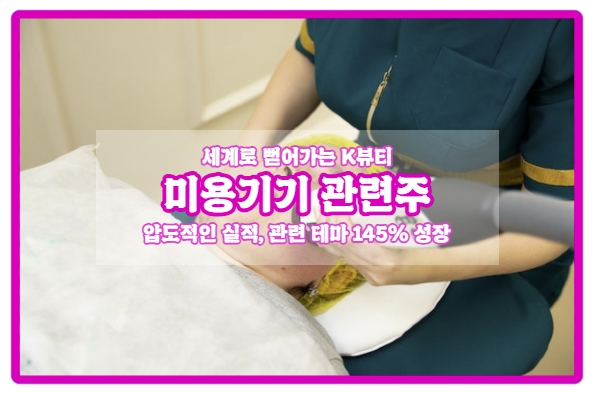  [미용기기 관련주] 10개월간 테마 상승률 145%, 최대 350% 성장한 미용기기 관련 기업들
