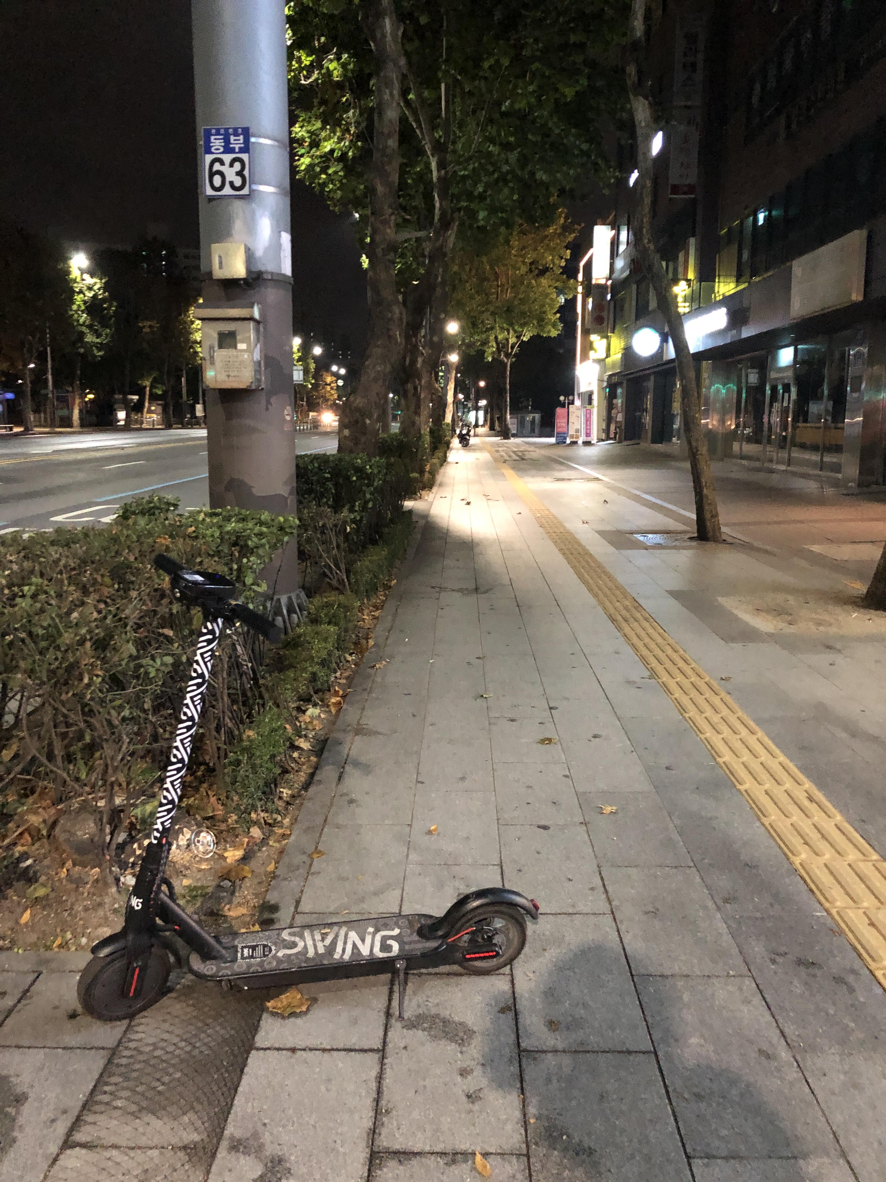  길거리 전동 킥보드 SWING을 타본 후기 리뷰. 엄청 비싸네.
