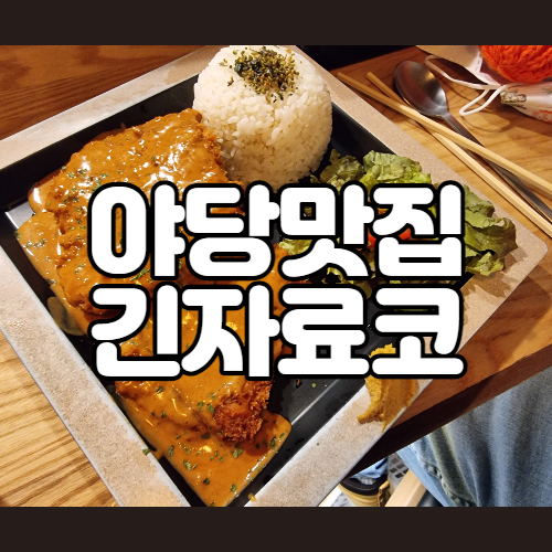  파주 야당역 맛집 돈까스가 맛있는 곳 긴자료코