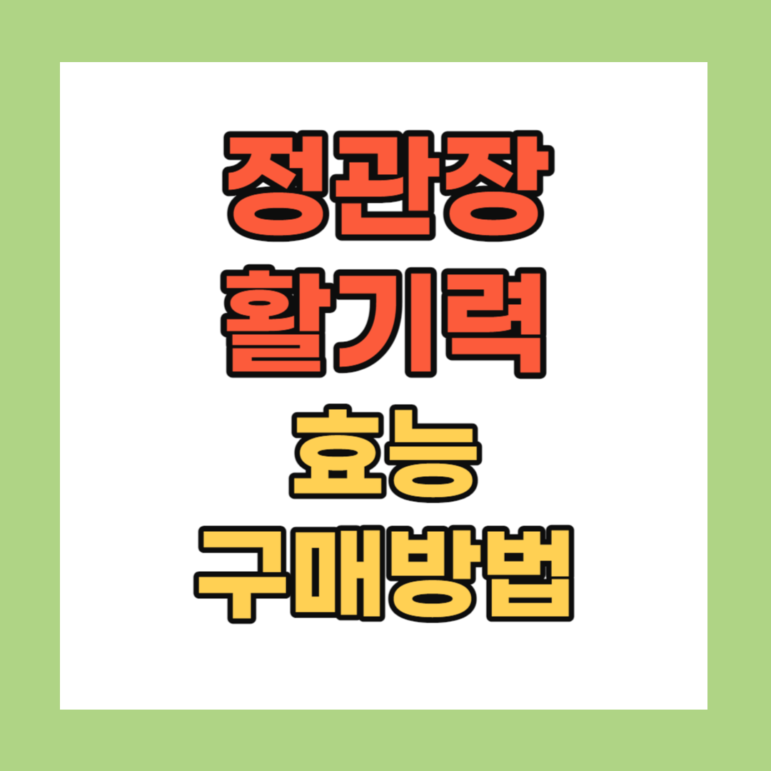 정관장 활기력