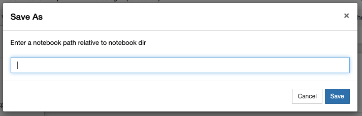 주피터 노트북 다른이름으로 저장하는 화면