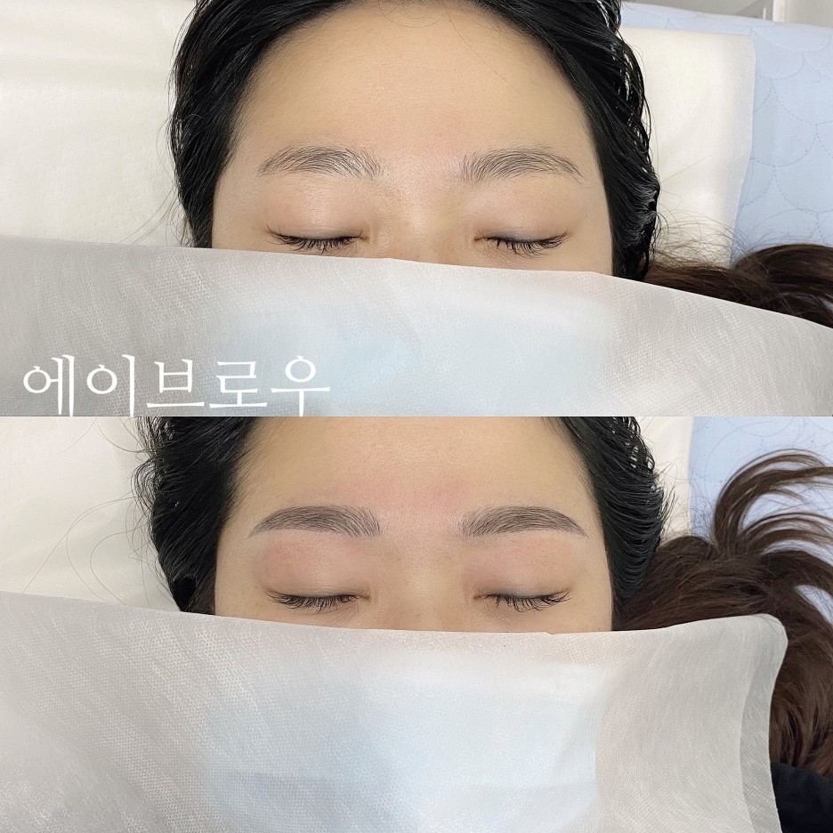  천안눈썹문신 에이브로우에서 연예인눈썹 만들어보세요