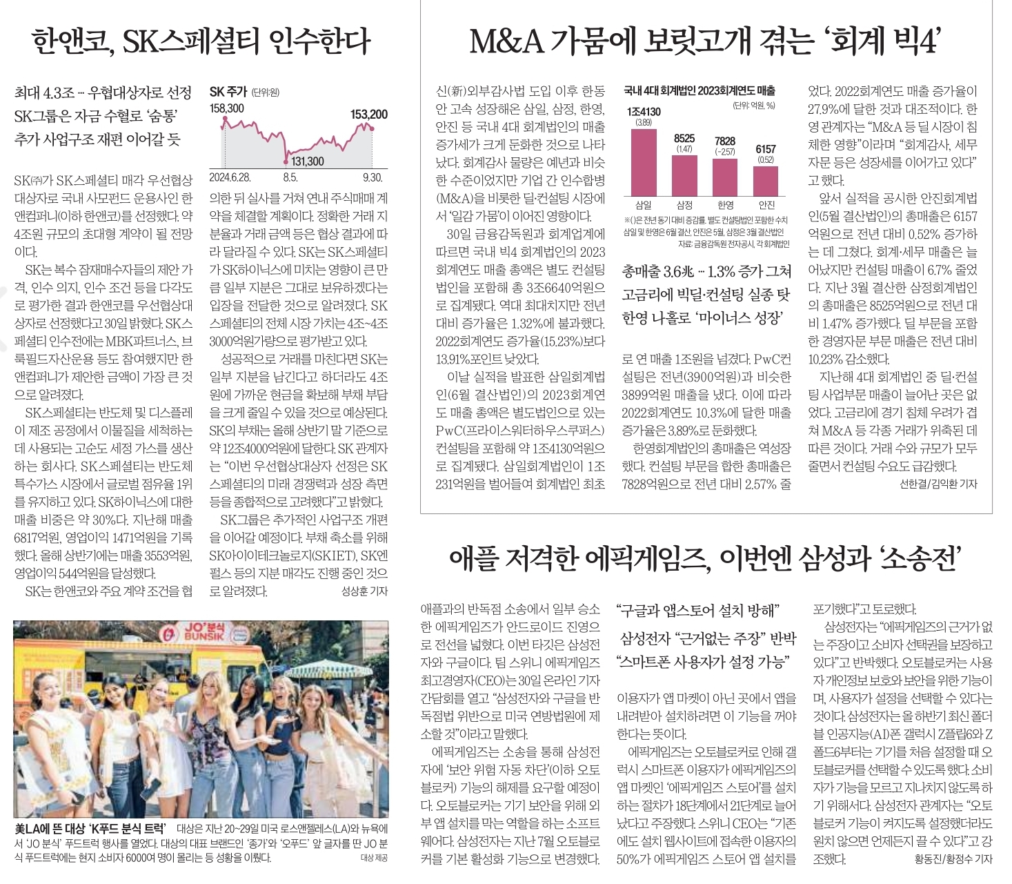 [일일시황] 10월 01일 주요신문 헤드라인 & 간추린 뉴스