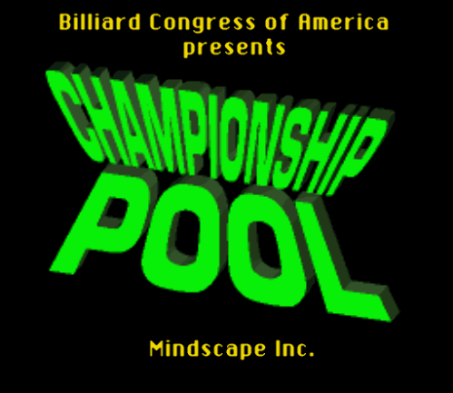  SNES ROMS - Championship Pool (EUROPE / 유럽판 롬파일 다운로드)