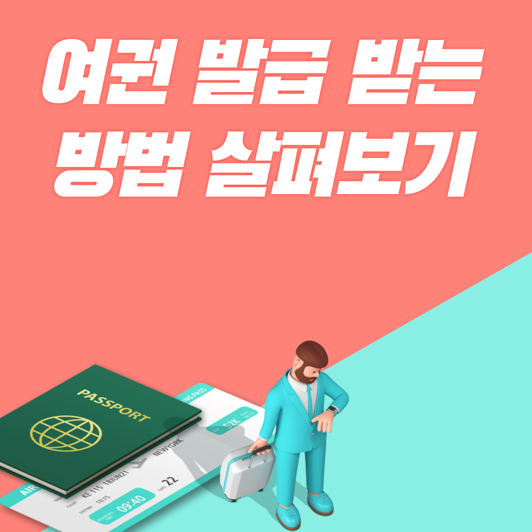 여권 발급 받는 방법