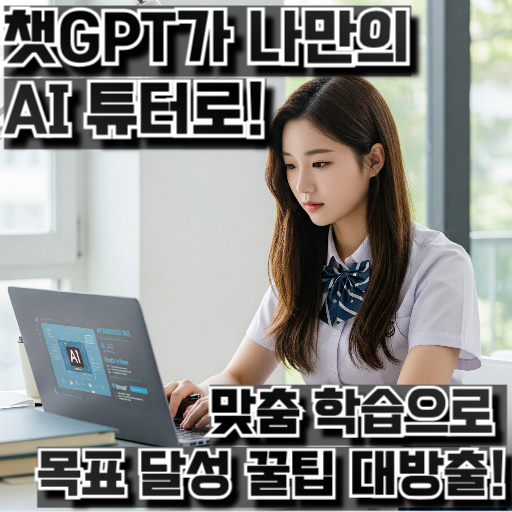 챗GPT가 나만의 AI 튜터로! 맞춤 학습으로 목표 달성 꿀팁 대방출!