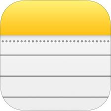 아이폰 메모앱 로고