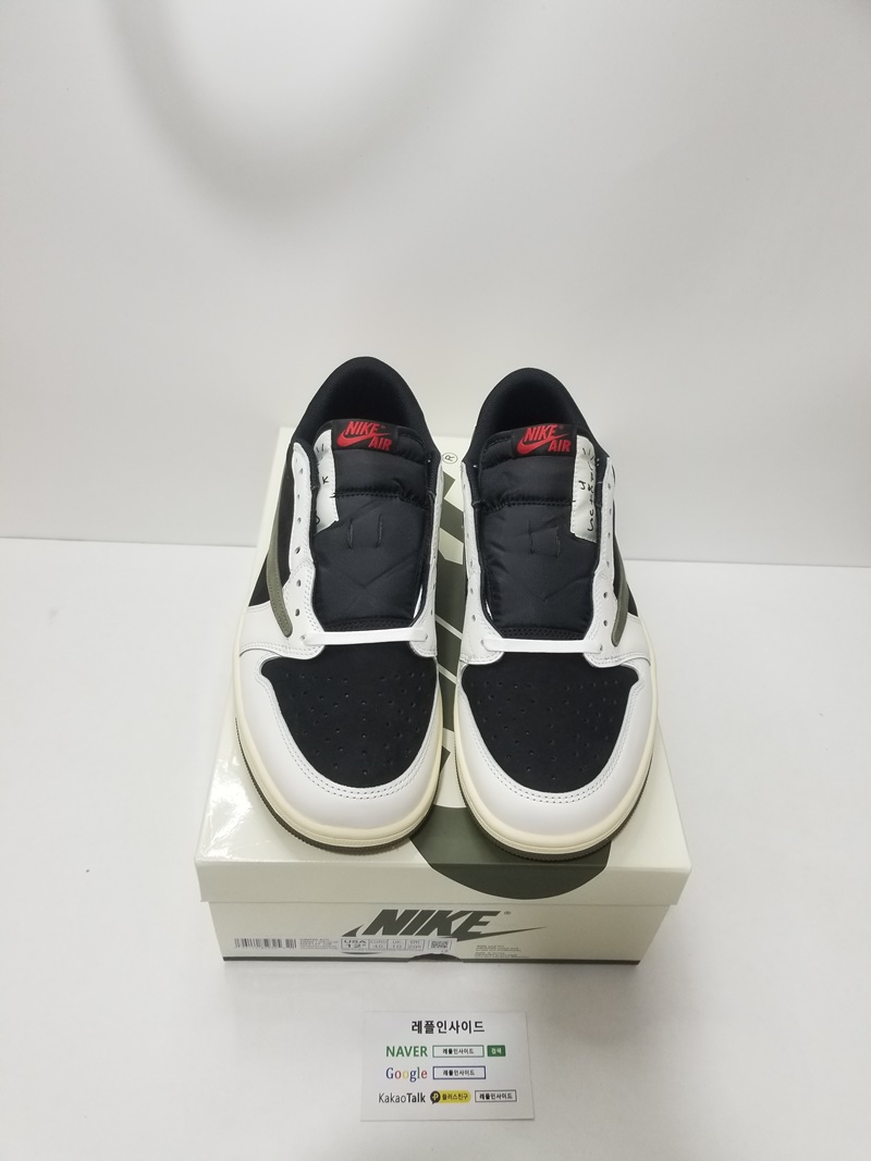  [AIR JORDAN] 트래비스 스캇 x 에어조던1 로우 올리브 DZ4137-106 남녀공용 (OG공장)