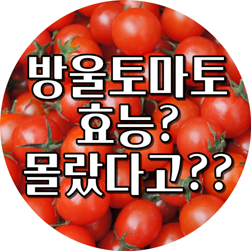  세계10대 슈퍼푸드 방울토마토 효능?