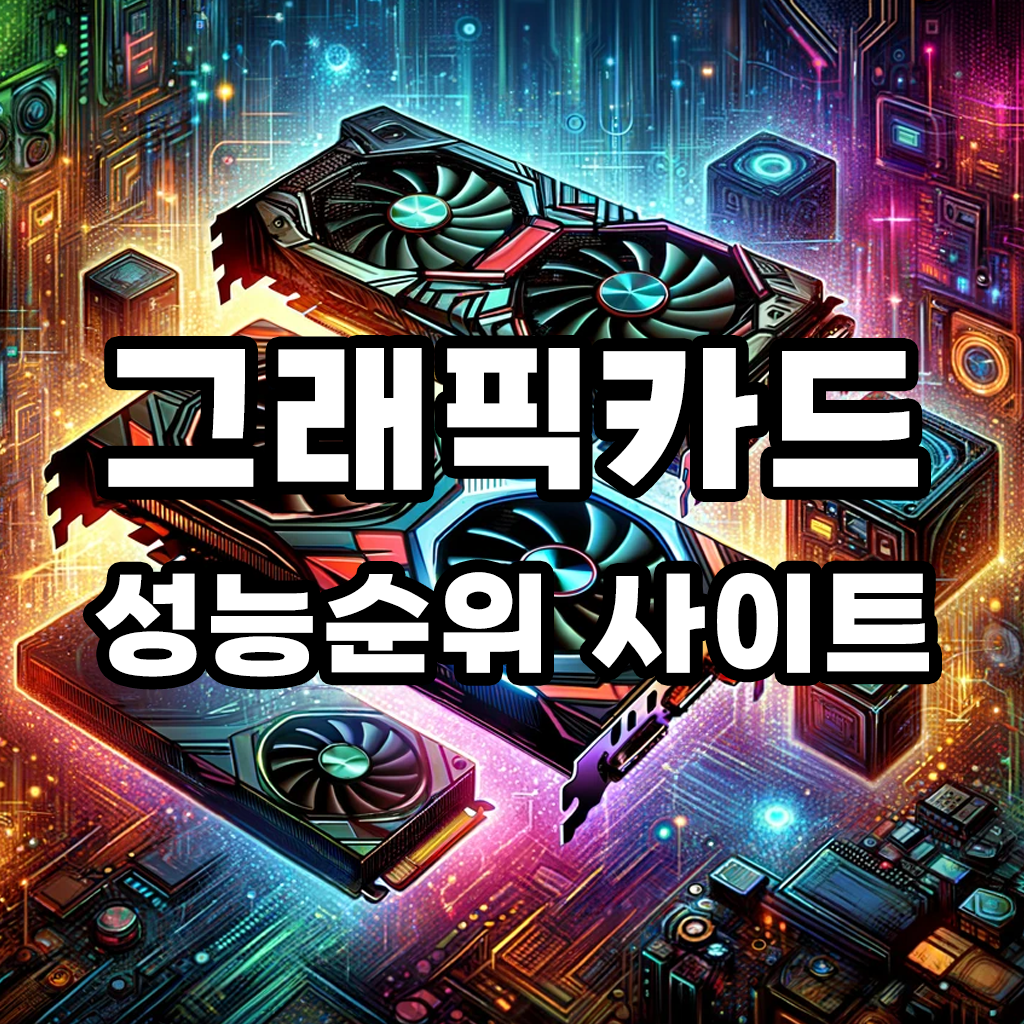 그래픽카드 성능 비교 순위 사이트 4가지