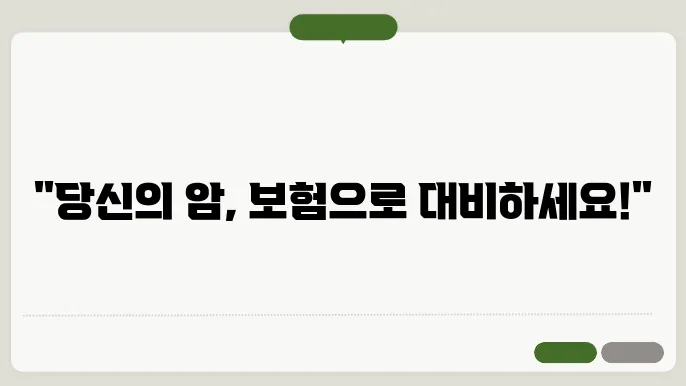 라이나생명 다이렉트 암보험 비갱신형