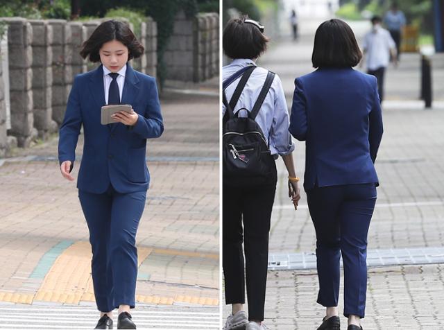  대로변에서 육성으로.. 박지현의 힘겨운 출마선언 [사진잇슈]