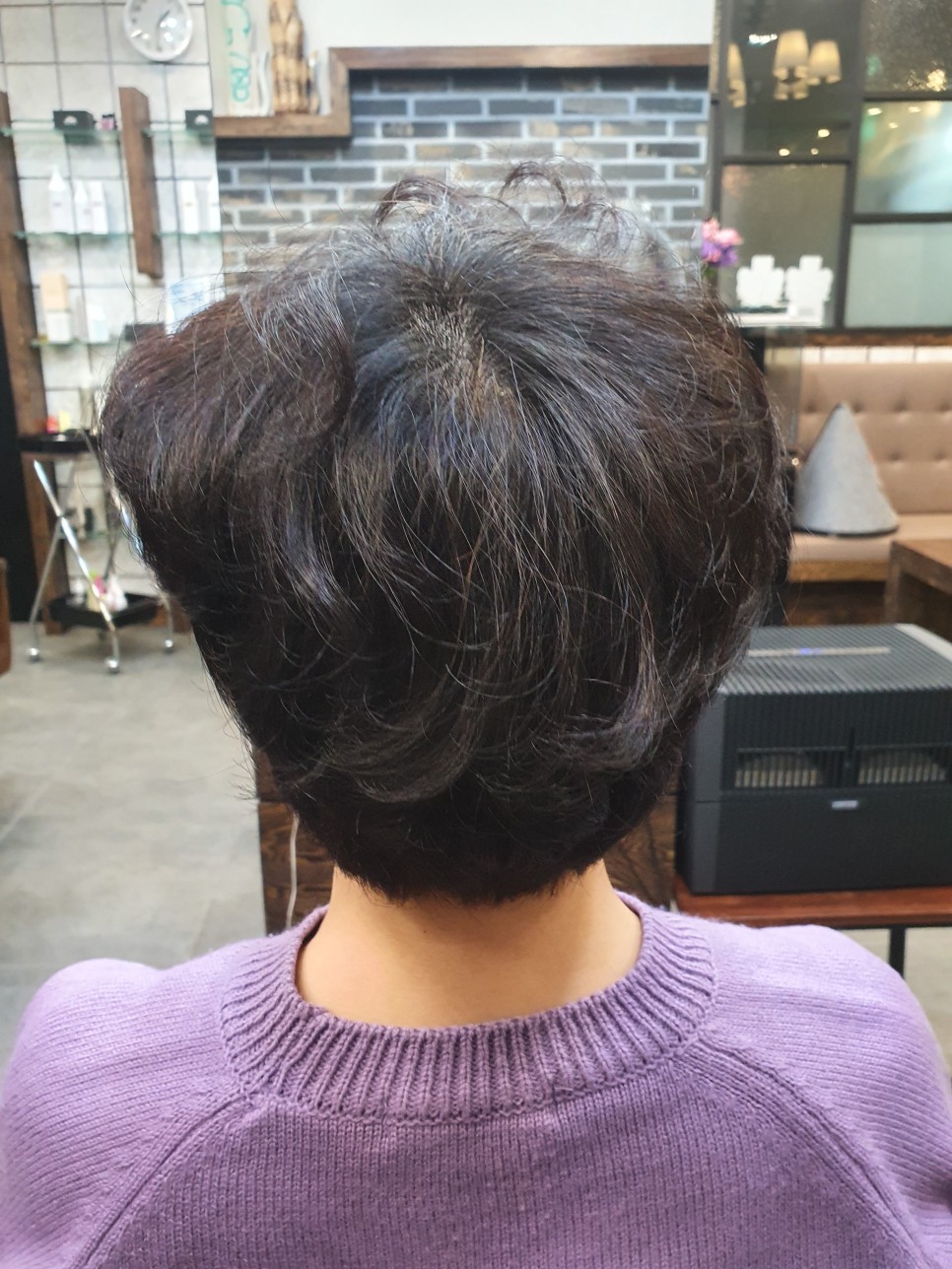 여자 숏컷 베이비펌 내추럴하고 오래가요~ 남자 투블럭 베이비펌& 18