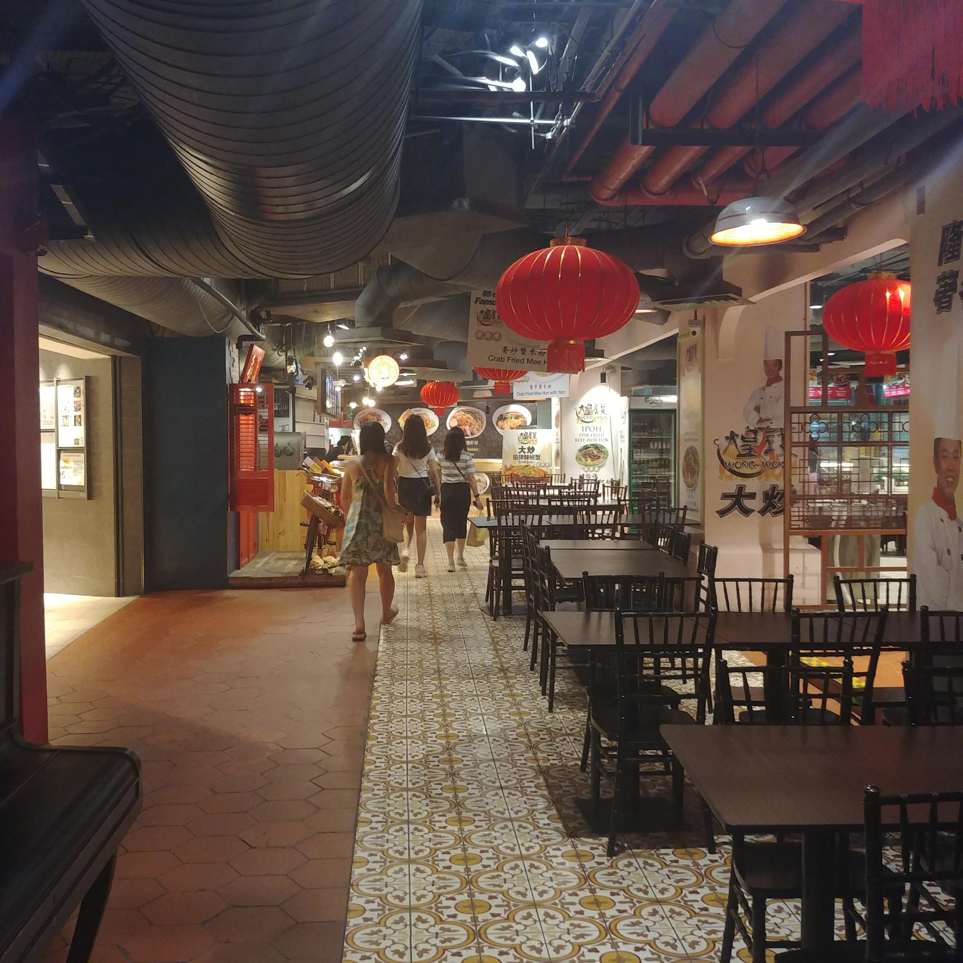 쿠알라룸푸르 부킷 빈탕 여행 쇼핑몰 Lot 10 푸드코트