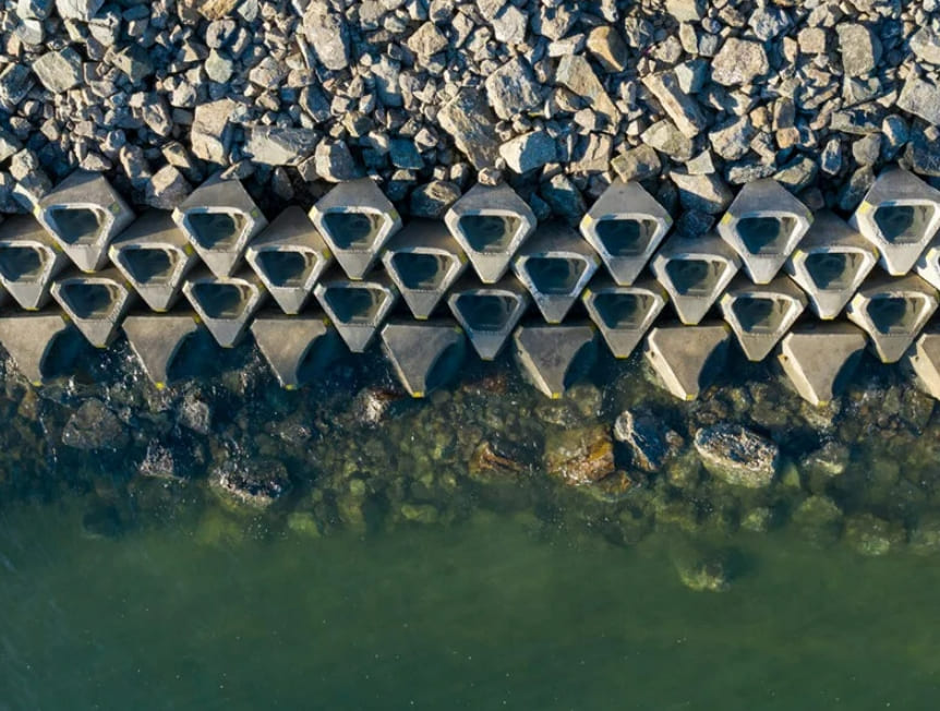  해안 생태 보호 위한 친환경 해양 콘크리트 블록 VIDEO: ECOncrete® blocks are bio-enhanced materials for sustainable marine construction
