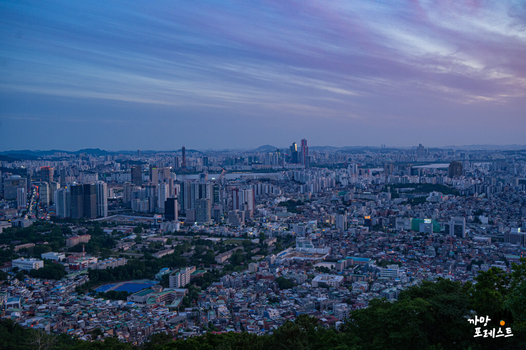 서울 남산타워 서울 야경