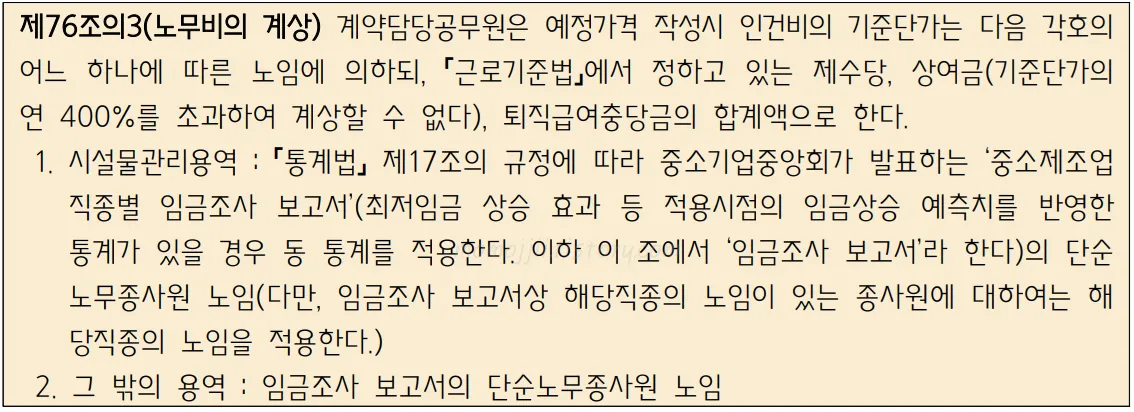 건설업-노무비-계상-관련-법률