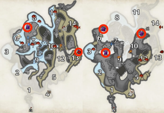 용암동굴에서-비스무트-광석-위치-지도0=-표시