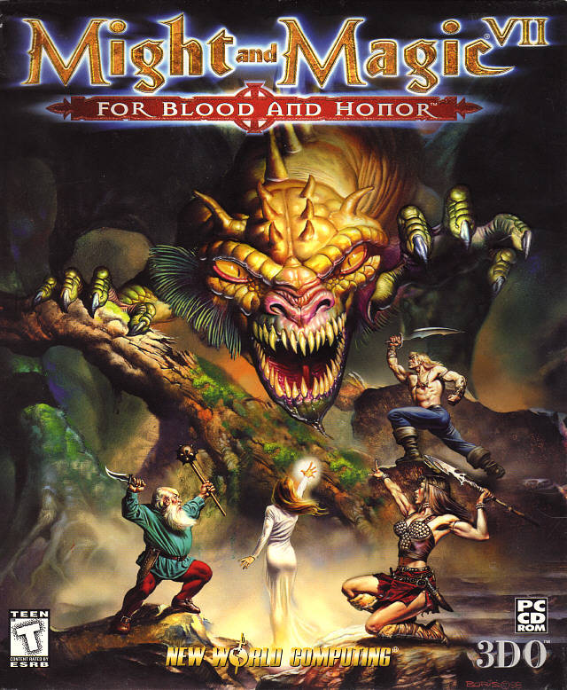 Might and Magic VII - for blood and honor GAME CD FRONT