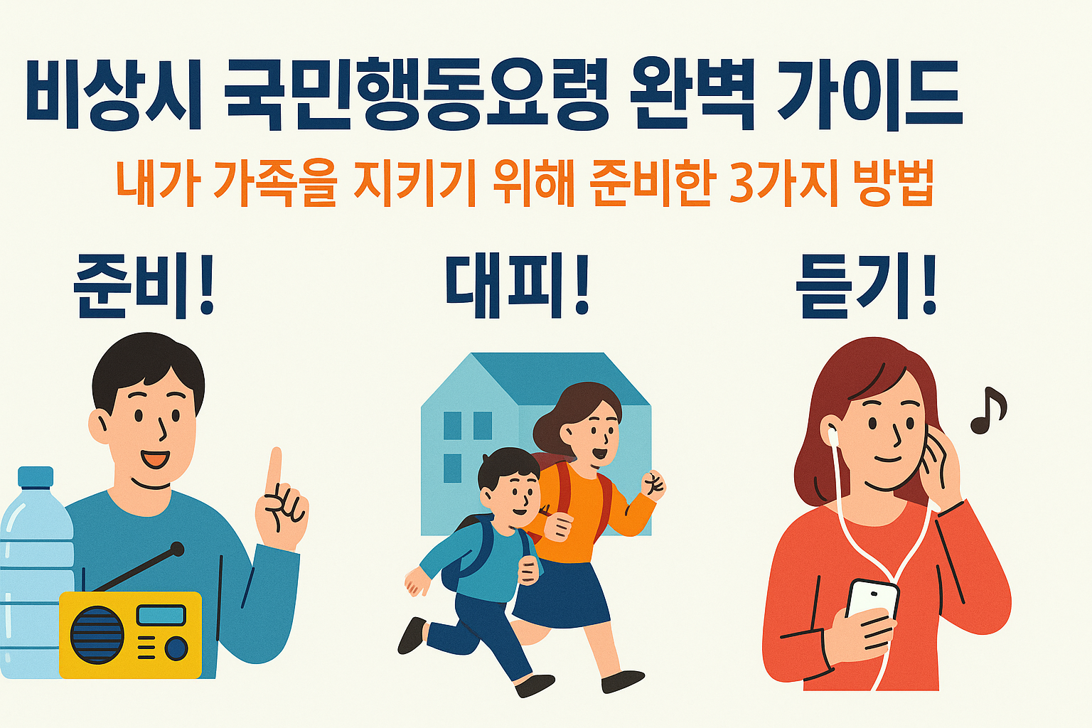 비상시국민행동요령 완벽가이드