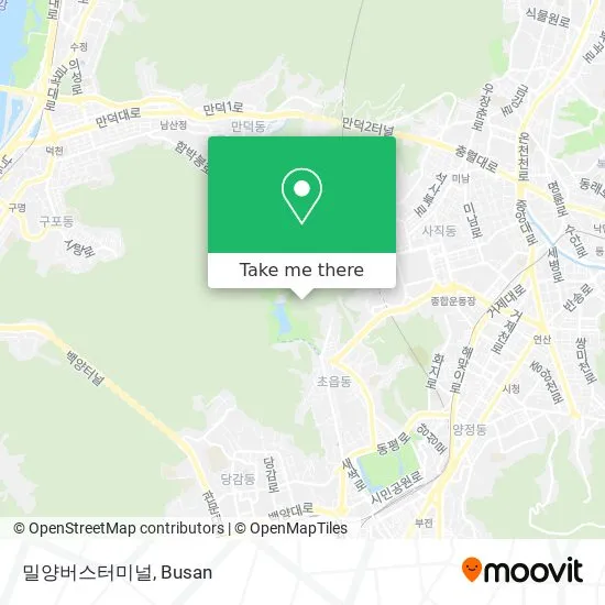 밀양 시외버스터미널 시간표 예매 요금_2