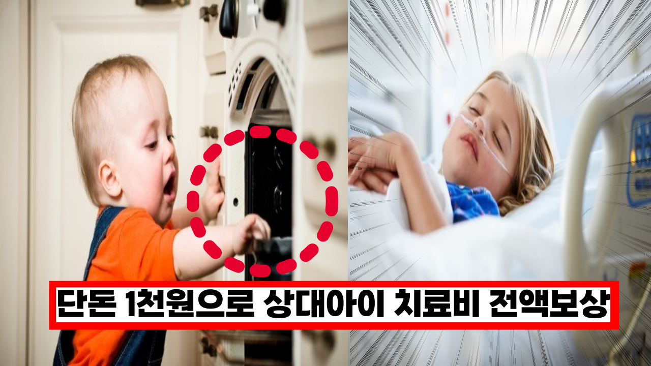  '보험사에서 꽁꽁 숨겨놓고 알안려줘요' 단돈 1천원만 내면 온가족 1억까지 보장