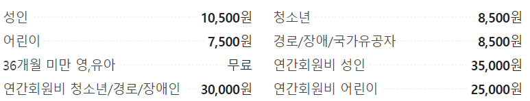 파주 벽초지수목원 입장료