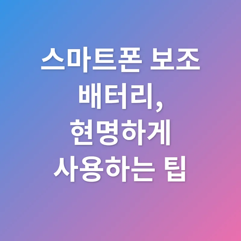 스마트폰 보조 배터리_3