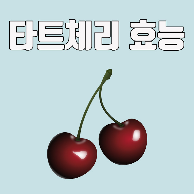  타트체리 효능 및 먹는법, 부작용은?