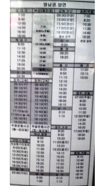 수원버스터미널 예매 시간표 주차장 총정리_12