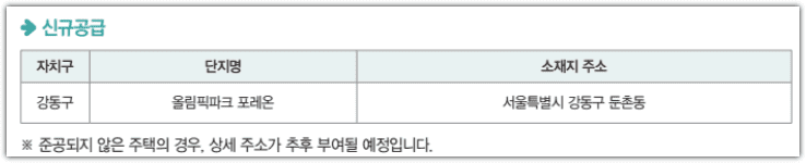 서울 장기전세주택 입주자 모집 공급 주택