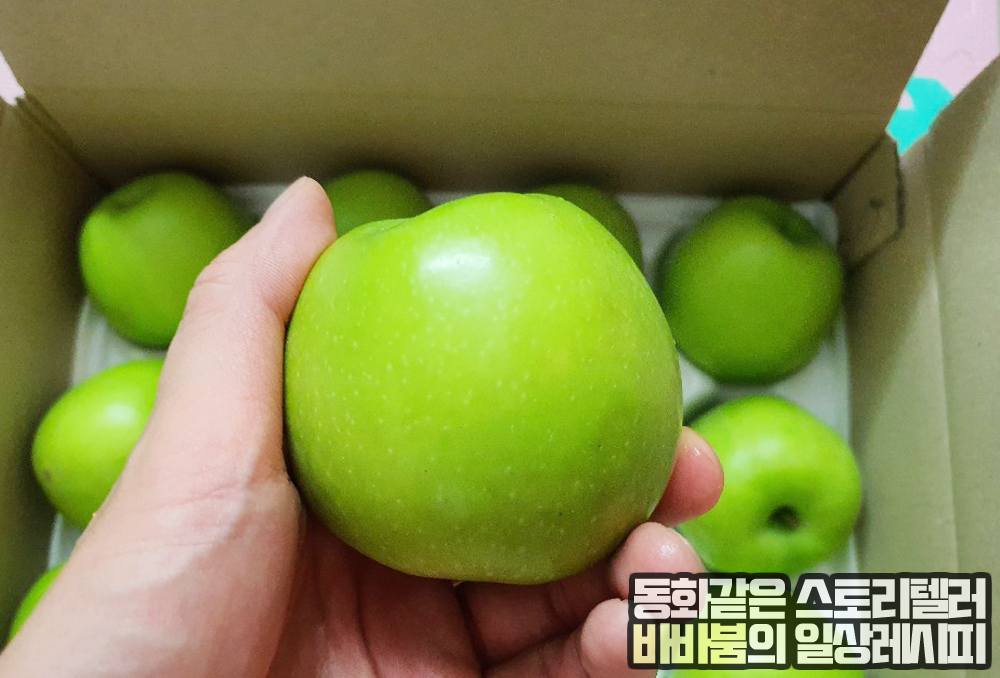  변비와 다이어트에 좋은 새콤한 '아오리사과'