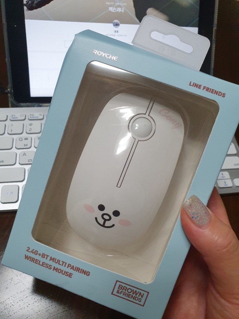 블루투스 마우스 추천♡라인프렌즈 코니 블루투스마우스♡ 5