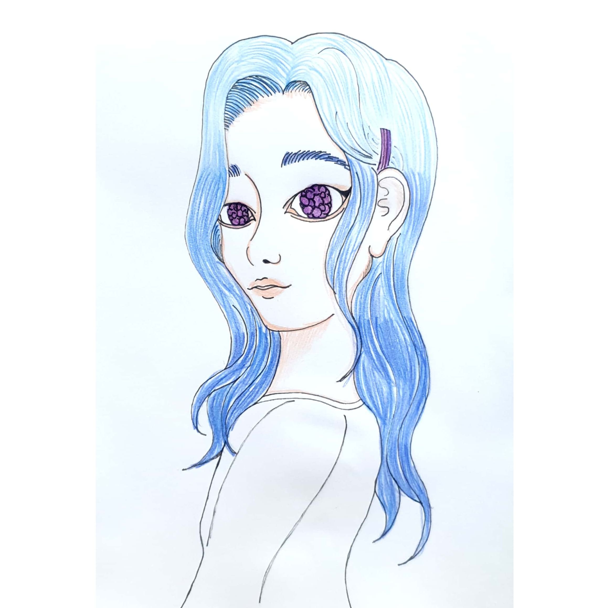  블루베리를 닮은 눈동자