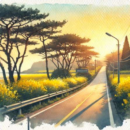 제주도 유채꽃 명소 녹산로 3
