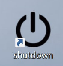 shutdown 아이콘